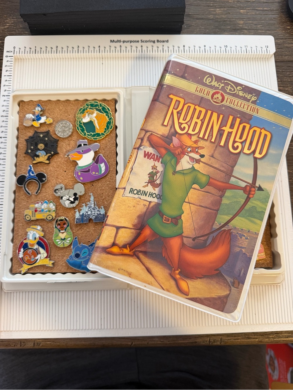 Disney’s Robin Hood Vintage VHS Pin Board